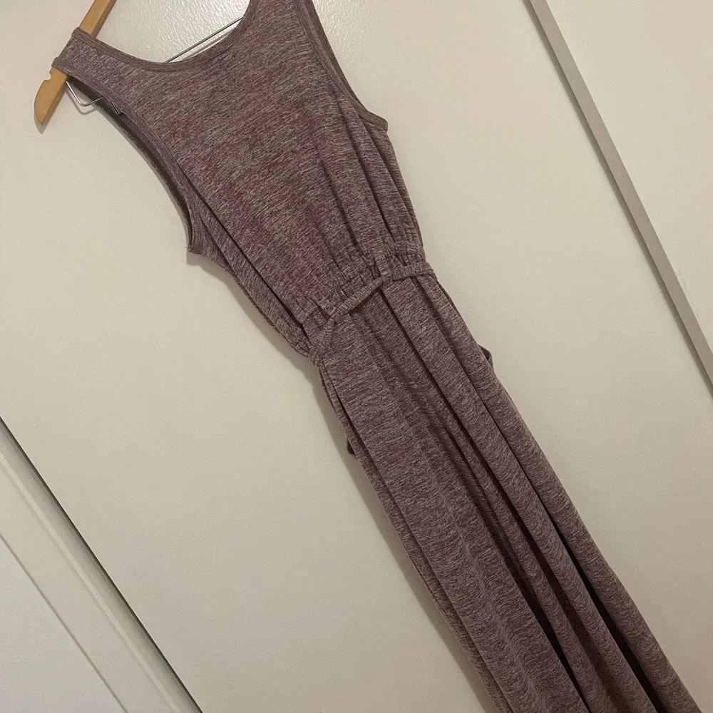 Anthropologie Saturday Sunday Saunter Wide Leg Jumpsuit in Maroon Red
